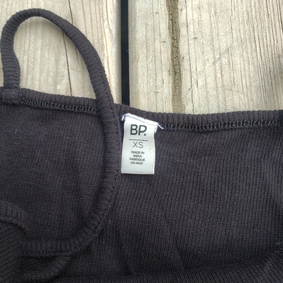 NWOT BP black ribbed v neck bodysuit - Picture 5 of 5